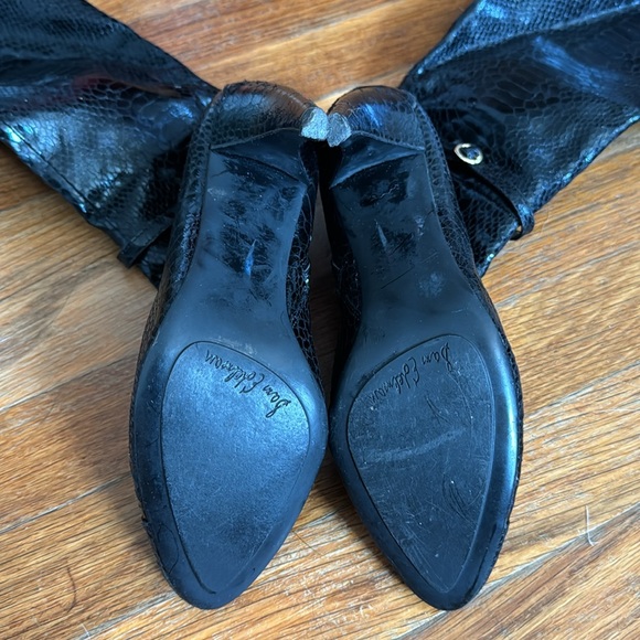 Sam Edelman Knee High Snakeskin Boots - Picture 3 of 6